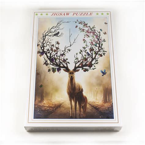 1000 Piece Deer In The Forest Jigsaw Puzzle For Kids Adults Ebay