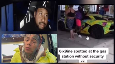 Dj Akademiks Reacts To 6ix9ine Getting Spotted Out At Gas Station With