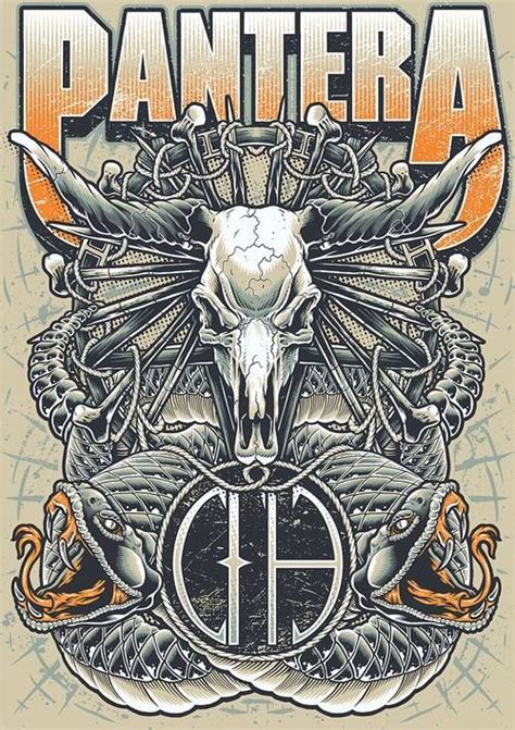 Pantera Pantera Logos De Bandas Arte Heavy Metal