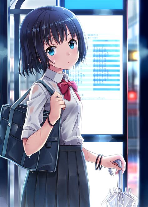 Anime Wallpaper Hd Uniform Kawaii Anime Girl