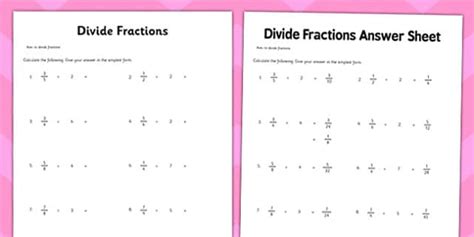 Fractions Of Numbers Worksheets Y6