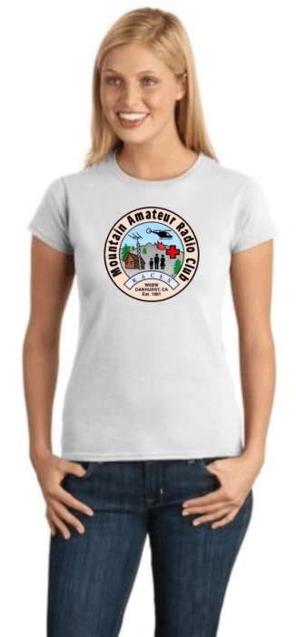 Mountain Amateur Radio Club T Shirt Female 2495 Nicebadge™