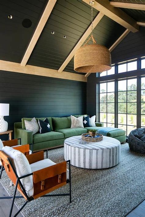 Wood Shiplap Vaulted Ceiling Shelly Lighting