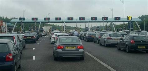 Affordable and search from millions of royalty free images, photos and vectors. Massive Traffic Jam on M6 Toll Motorway as Armed Police ...