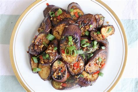 Stir Fried Garlic Basil Thai Eggplant Recipe Dobbernationloves