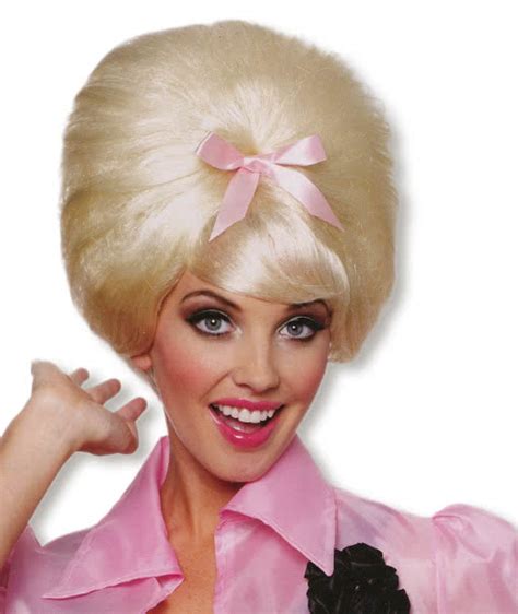 Blond 50s Beehive Wig Blond Carnival Wig 50s Costume Petticoat Costume