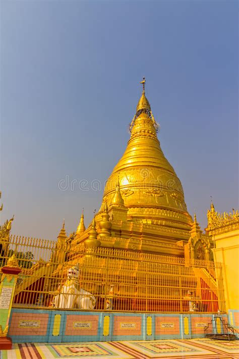 Golden Pagoda Stock Photo Image Of Gilded Serene Sagaing 39621612