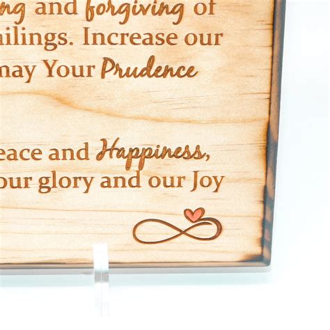 Marriage Prayer Plaque T For Wife Wedding Anniversary Etsy