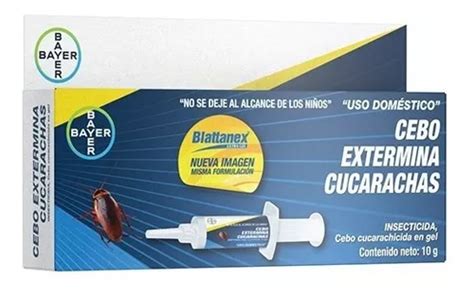 Cebo Extermina Cucarachas Insecticida 5 Gr Jeringa Blattanex Mercadolibre