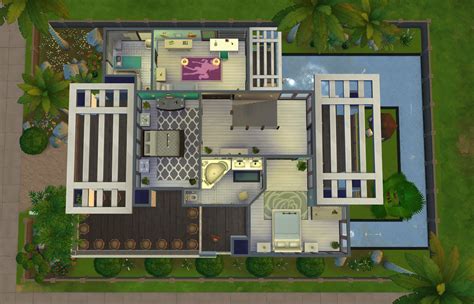 Modern House Plans Sims 4 Design For Home