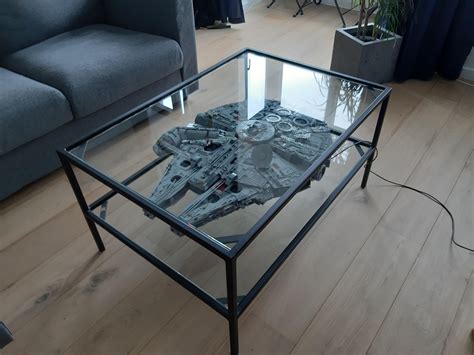 Finally Finished My DIY Display Coffee Table For My UCS Millenium