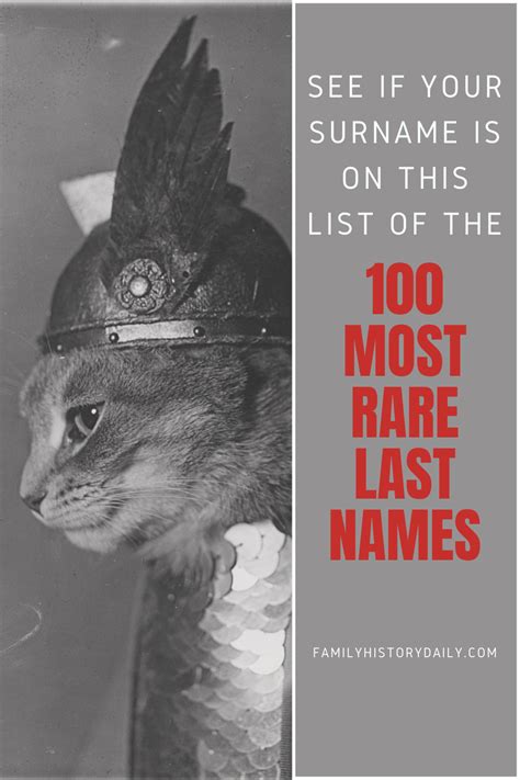 These Are Some Of The Rarest Last Names In The Us Do You Have One In