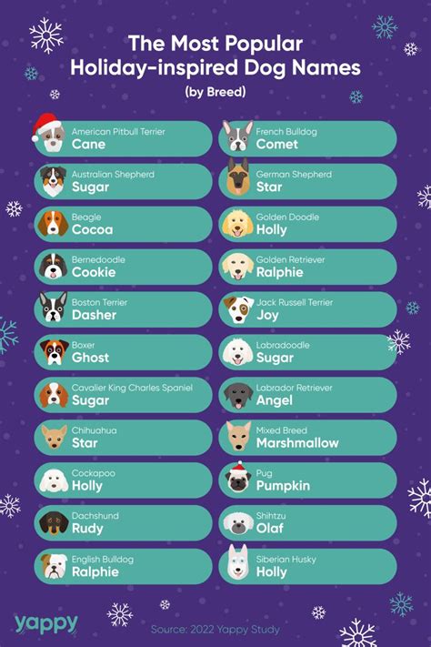 The Most Popular Holiday Inspired Dog Name In Each State Has Been Revealed