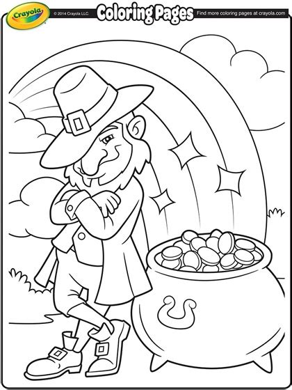 She can use glitter and magic markers to. Free St. Patrick's Day Coloring Pages - 24/7 Moms