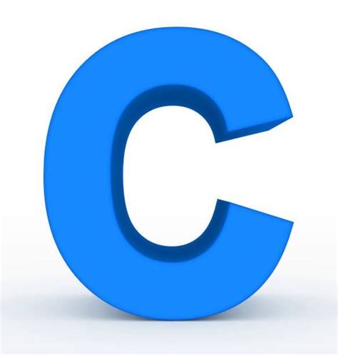 Letter C Letter C Lettering Blue C