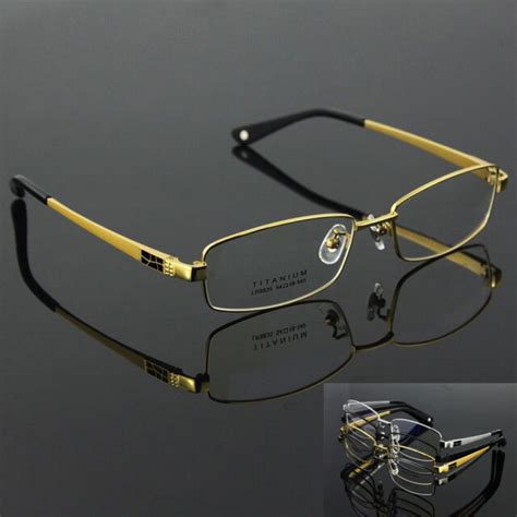 100 Pure Titanium Men Optical Eyeglasses Frame Myopia Glasses Spectacles Rx 835 Ebay
