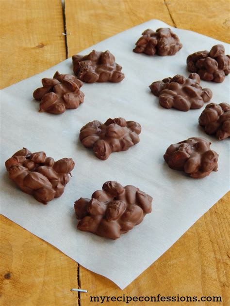 microwave milk chocolate almond clusters my recipe confessions