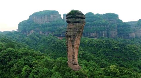 Danxia Mountain A Unesco Geopark In Shaoguan Guangdong Province