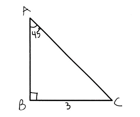 How To Find The Height Of A 454590 Right Isosceles Triangle Basic