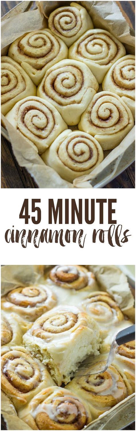 Quick 45 Minute Cinnamon Rolls The Recipe Critic Soft Cinnamon
