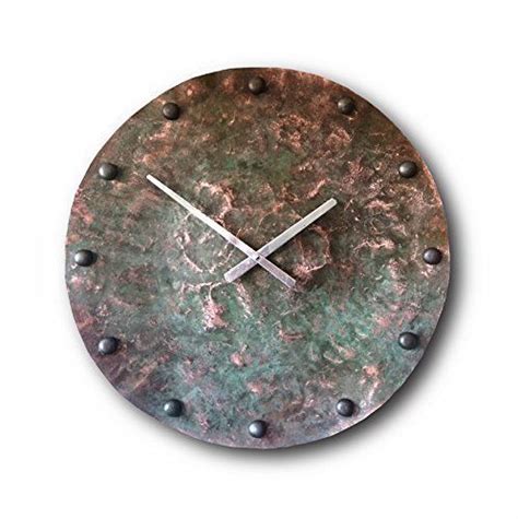 Large Copper Patinated Quartz 24 Wall Clock Wall Clock Kits Big Wall