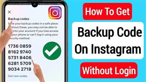 How To Get 8 Digit Backup Code For Instagram 2033 How To Get