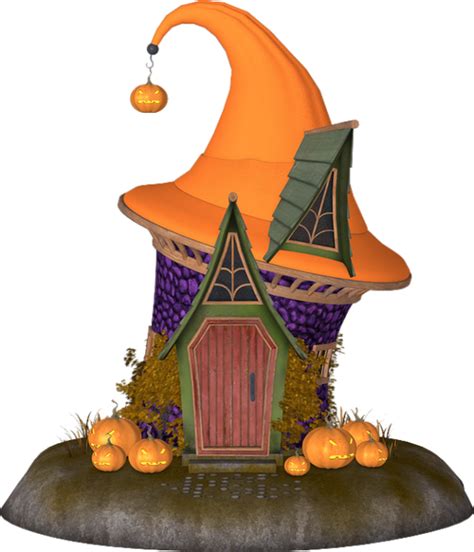 Tube Halloween Maison De Sorcière Png Witch House