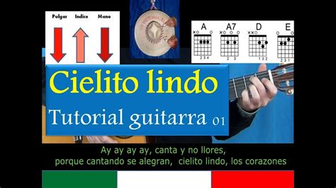 🌤 Cielito Lindo Guitarra Fácil Cómo Tocar Tutorial Acordesritmosrasgueos Youtube