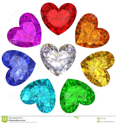 Jewels And Gems Clipart Viewing Gallery Heart Shapes Gems Heart