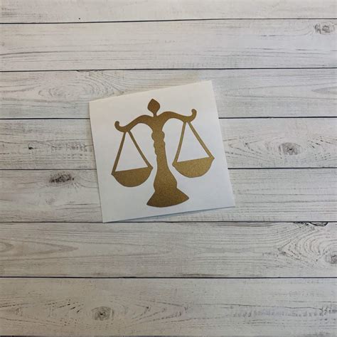 Scales Of Justice Decal Scale Decal Scale Vinyl Decal