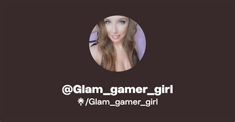 Glam Gamer Girl Instagram Twitch Linktree