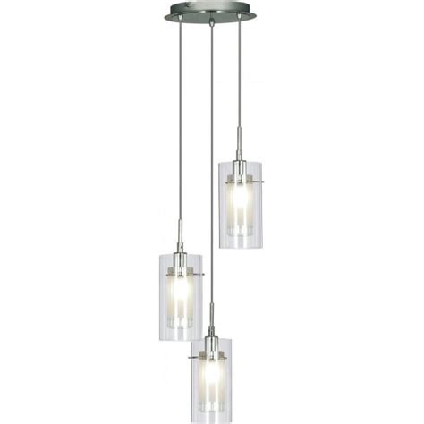 Searchlight Lighting 2300 3 Duo 3 Light Ceiling Pendant In Polished