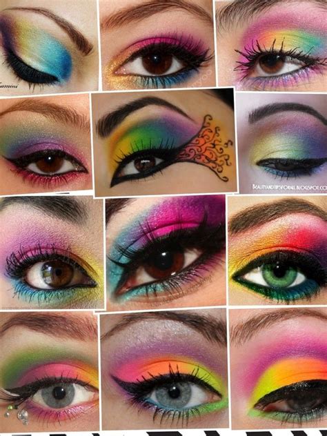 Rainbow Eye Makeup Makeup Fantasy Makeup