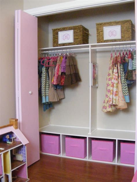 An Organized And Girly Closet For Two Girls Closet