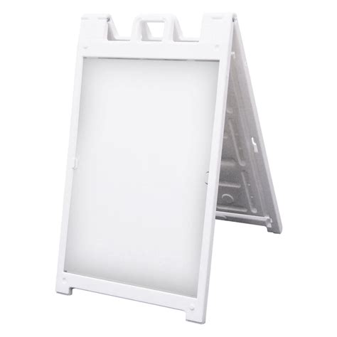 A Frame Sign Plastic Deluxe For Poster Boards White Or Black