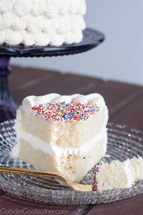 This recipe is perfect for tiered cakes like wedding cakes and. White Cake Recipe FROM SCRATCH! - Goodie Godmother - A ...