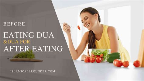 Before Eating Dua And Dua For After Eating