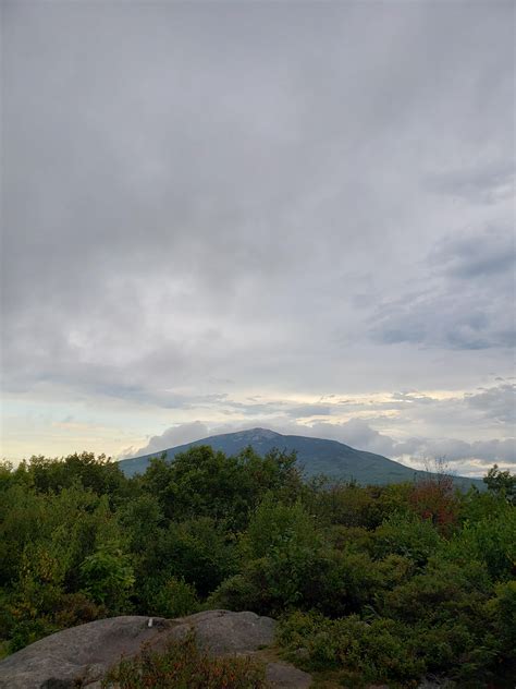 Mount Monadnock Before A Storm Taken From Gap Mountain Peak R