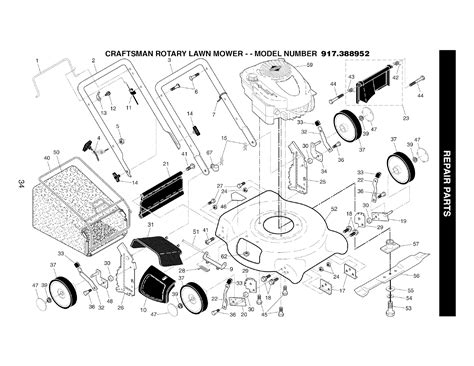 Craftsman 917388952 User Manual Rotary Mower Manuals And Guides L0604490