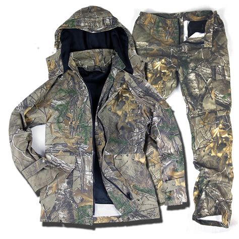 Pc Winter Hot Bionic Camouflage Hunting Clothes Liner Detachable