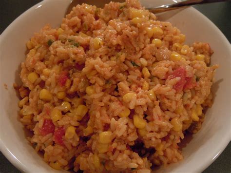 Gourmet Girl Cooks Cheesy Corny Mexican Rice And Chicken