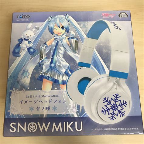 Hatsune Miku Image Headphones Snow Miku Limited Fs Japan Ebay