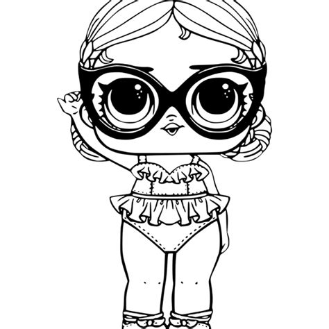 Mermaid Lol Doll Coloring Page Dibujos Colorear Images And Photos Finder