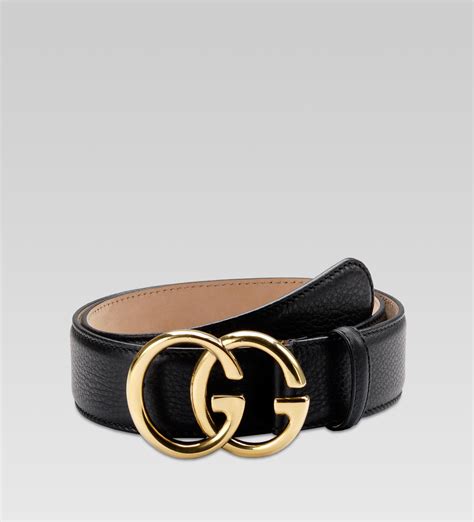 Gucci Belt With Double G Buckle In Black Lyst