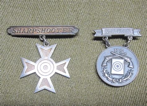 Identified 7th Cavalry Marksmanship Badges Sold J Mountain Antiques