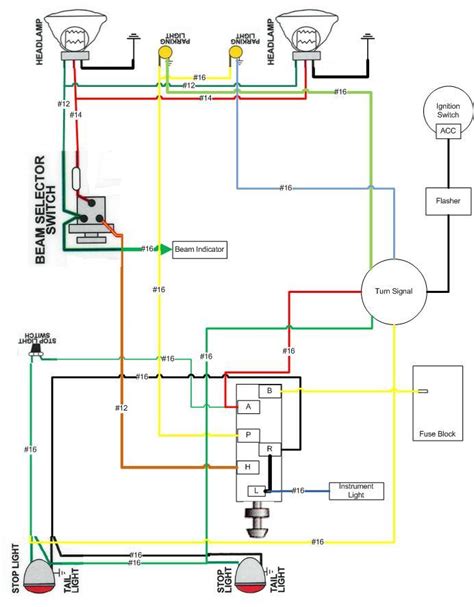 Type 2 wiring diagrams, size: Vsm 900 Turn Signal Wiring Diagram