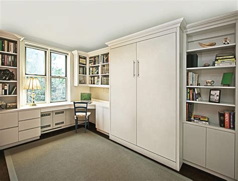 Wall Bed Murphy Bed And Home Office In 2020 Guest Room Office