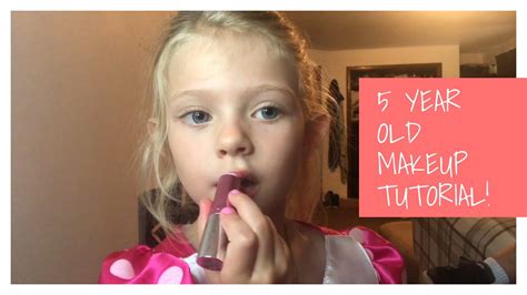 5 year old makeup tutorial youtube