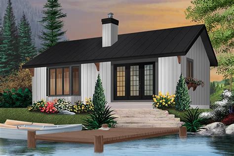 When designing lake house plans it's all about the view. Lake Front Plan: 874 Square Feet, 2 Bedrooms, 1 Bathroom ...