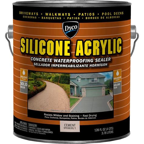 Dyco Silicone Acrylic 1 Gal Cement Exterior Opaque Concrete